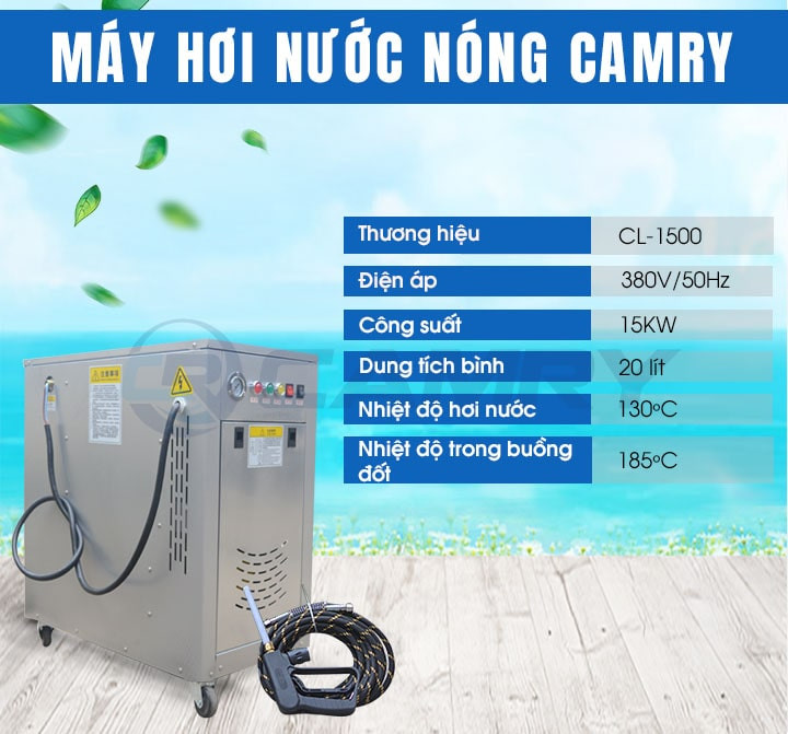 Máy hơi nước nóng 15kw 