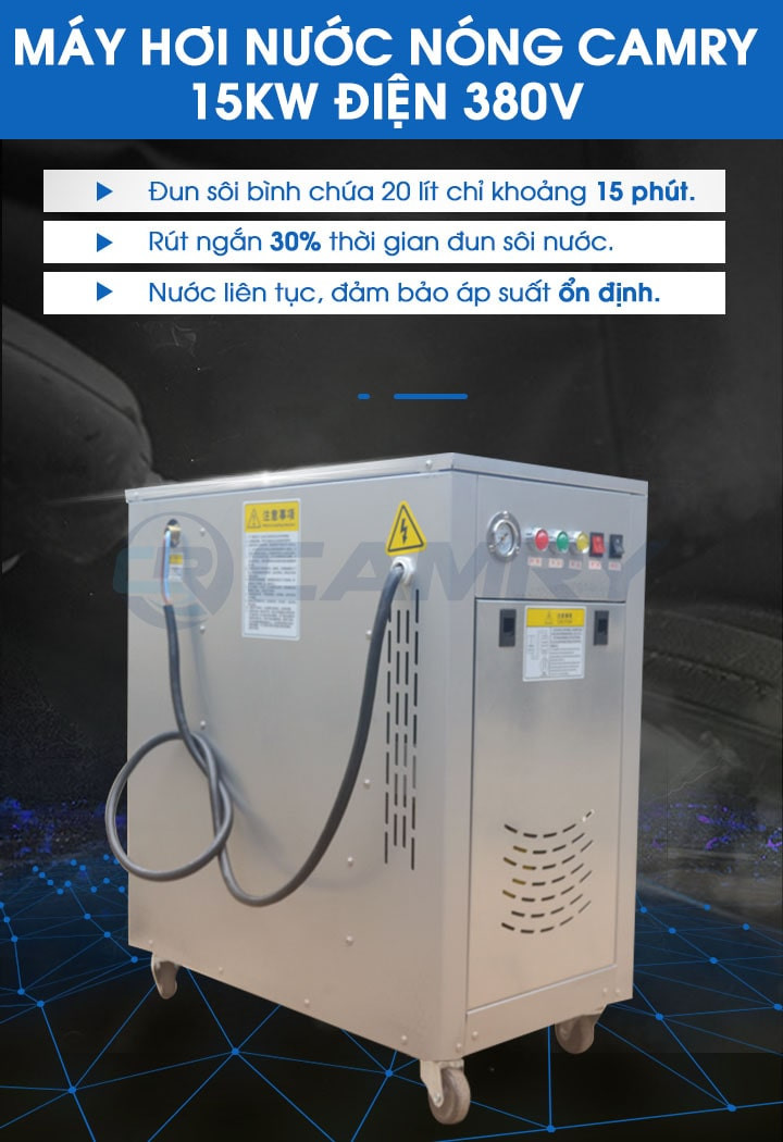 Máy hơi nước nóng điện 380V