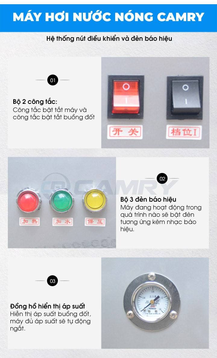 máy rửa xe hơi nước nóng điện 220V