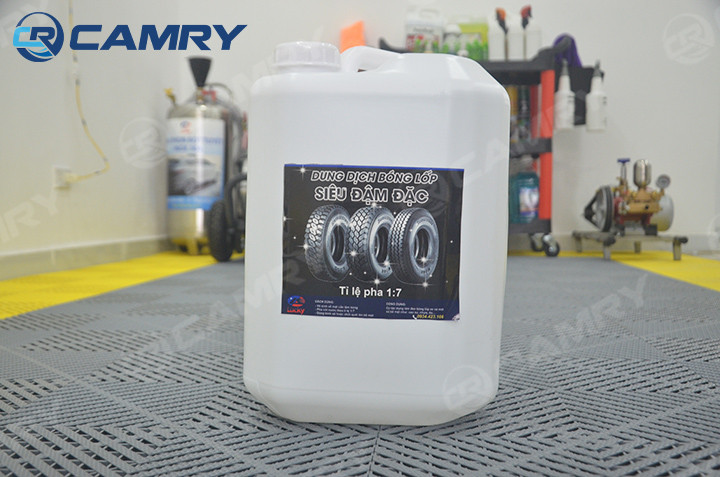 Dung dịch bóng lốp siêu đậm đặc can 20L