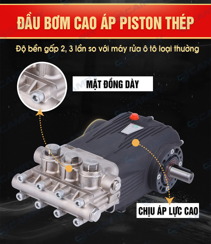 Máy xịt rửa xe siêu cao áp