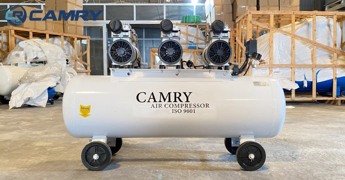 máy nén khí không dầu Camry 120 lít