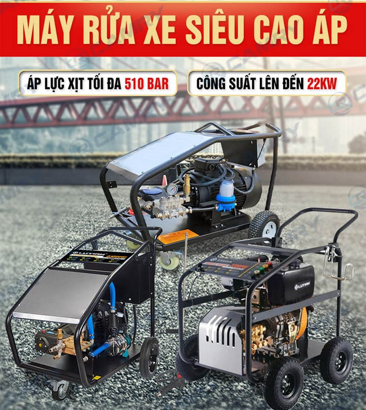 Máy rửa xe siêu cao áp